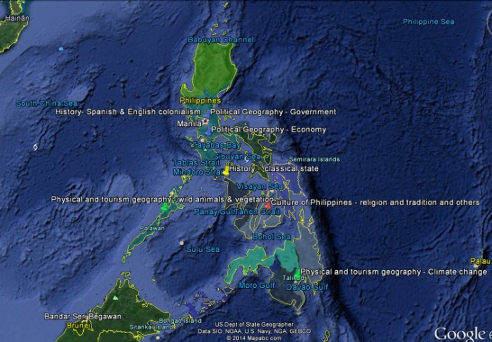 GIS map of philippines